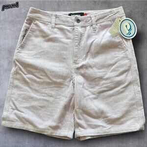 Paterson Cord Shorts Mens 30 Embroidered Lavender Made For Play Casual Summer